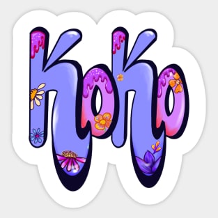 Koko The top 10 best Personalized Custom Name gift ideas for Koko girls and women Sticker